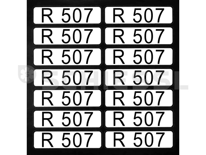 Adesivi per frecce di direzione R507 (1 set = 14 pezzi)