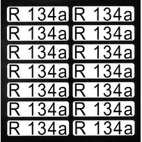 Aufkleber für Richtungspfeile R134a (1 Satz = 14 St.)