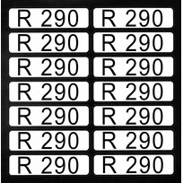 Aufkleber für Richtungspfeile brennbar R290 (1 Satz = 14 St.) brennbar