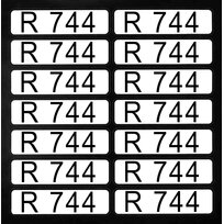 Aufkleber für Richtungspfeile R744 (1 Satz = 14 St.)