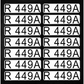 Adesivi per frecce di direzione R449A (1 set = 14 pezzi)