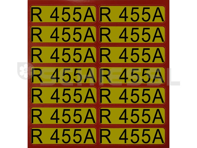 Stickers for direction arrows flammable R455A (1 set = 14 pcs) flammable