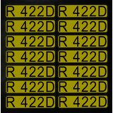 Stickers for direction arrows R422D (1 set = 14 pcs)