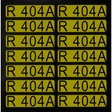Aufkleber für Richtungspfeile R404A