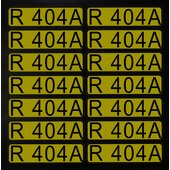 Aufkleber für Richtungspfeile R404A (1 Satz = 14 St.)