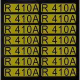 Stickers for direction arrows R410A (1 set = 14 pcs)