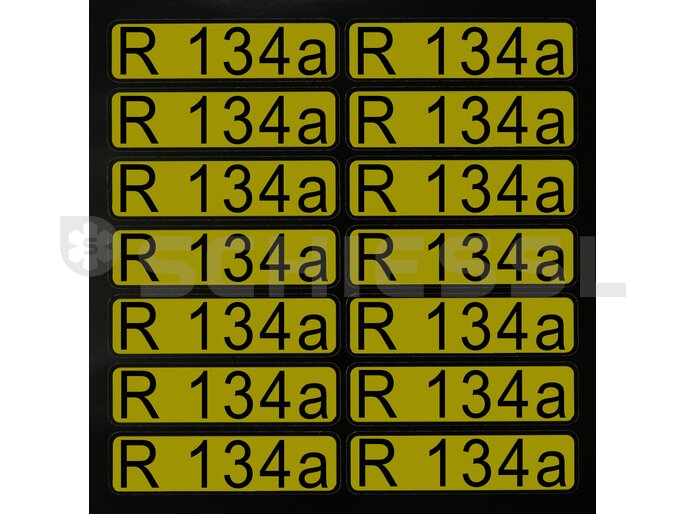 Stickers for direction arrows R134a