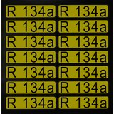 Aufkleber für Richtungspfeile R134a (1 Satz = 14 St.)