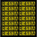 Stickers for direction arrows R413A