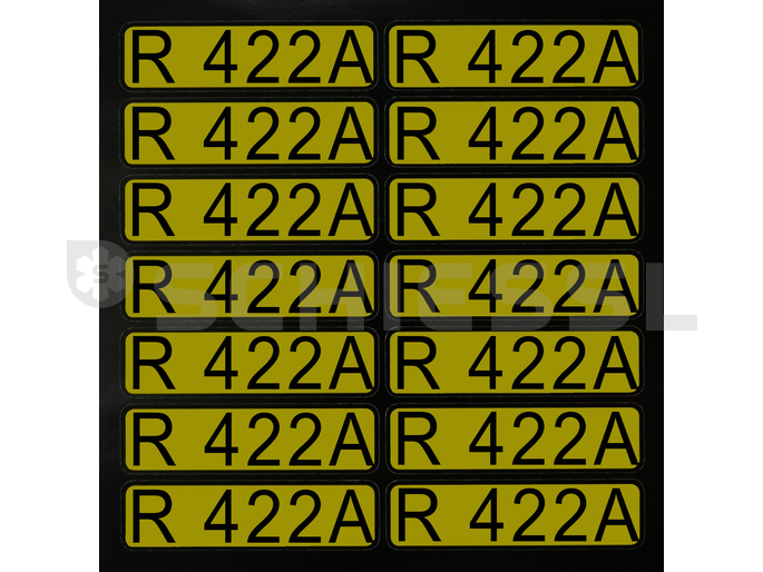 Stickers for direction arrows R422A