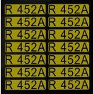 Stickers for direction arrows R452A (1 set = 14 pcs)