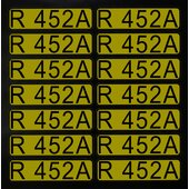 Adesivi per frecce di direzione R452A (1 set = 14 pezzi)