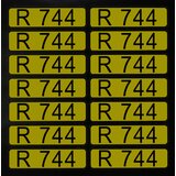 Stickers for direction arrows R744 (1 set = 14 pcs)
