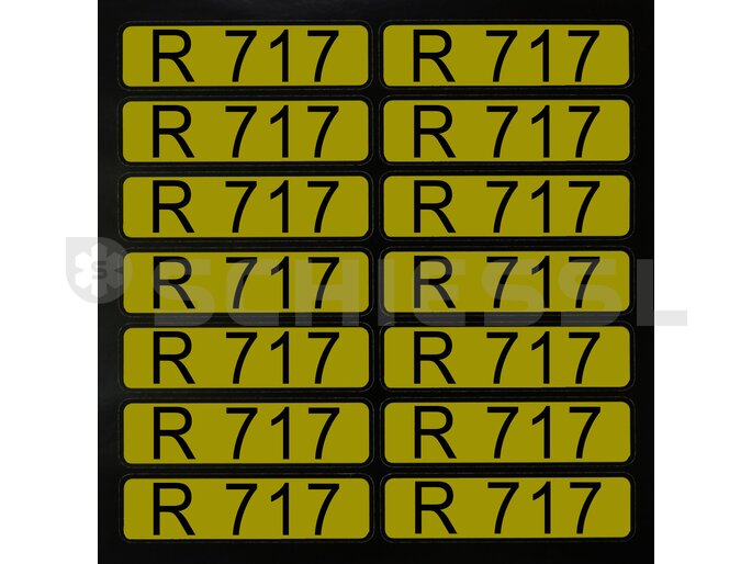 Aufkleber für Richtungspfeile R717 (1 Satz = 14 St.)
