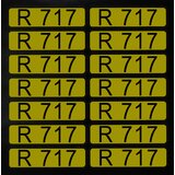Adesivi per frecce di direzione R717 (1 set = 14 pezzi)