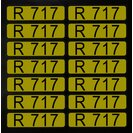 Stickers for direction arrows R717 (1 set = 14 pcs)