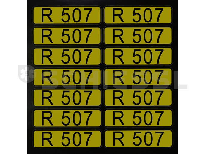 Stickers for direction arrows R507 (1 set = 14 pcs)