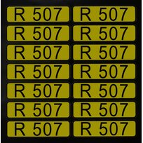 Adesivi per frecce di direzione R507 (1 set = 14 pezzi)