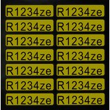 Stickers for direction arrows R1234ze (1 set = 14 pcs)