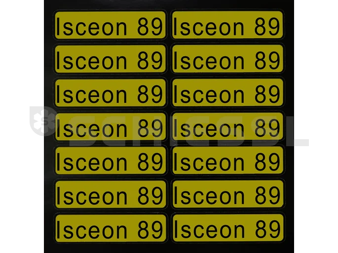 Stickers for direction arrows Isceon 89