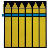 Aufkleber Richtungspfeil-Kältemittel blau  für Rohrleitung (1 Satz = 6 St.)