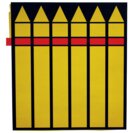 Sticker direction arrow refrigerant red for pipeline (1 set = 6 pieces)