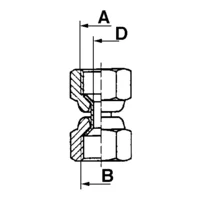 Double nut DM 7/16''UNF