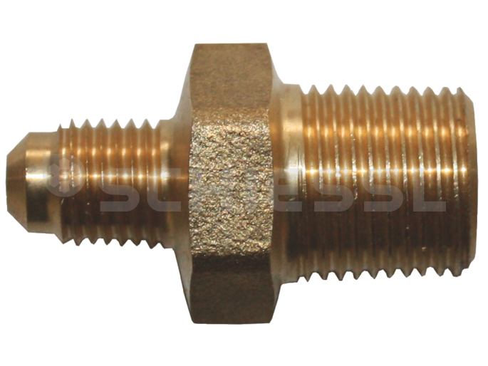 Screw-in connecting pieces conical EK 7/16''UNFx3/8''NPT
