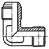 angle piece conical WKS G1/2''x1/2''NPTF f. KSV/ÜSV