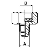 Cylinder connection FA N 7/16'’ UNF (VF6) (Kühr)