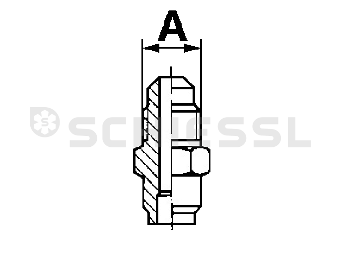 brazing solder nozzle HS 5/8''UNF