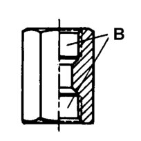 Double nut rigid MD 7/16''UNF
