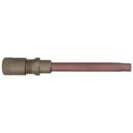 Schrader valve solder socket with copper pipe A-31002 m.CU-Rohr 1/8"NPT with valve cap