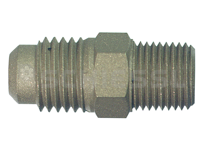 Schrader valve screw-in connecting piece VU 1-4A 7/16"UNFx1/8"NPT (A-31482)