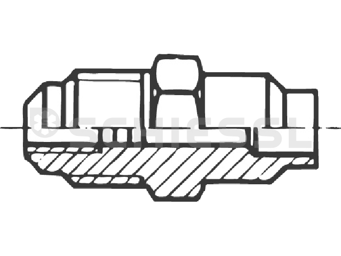 Schrader valve solder socket without copper pipe A-31720-M-01 7/16"UNFx6/8/10mm without valve cap