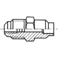 Schraderventil Lötstutzen o. Kupferrohr A-31720-M-01 7/16''UNFx6/8/10mm o. V + K