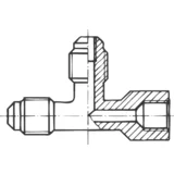 Schrader valve T-piece screw A 31864 S-TI 7/16"UNF o x o x i