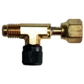 Schrader valve T-piece screw VTS 4-4 7/16"UNF o x o x i with nut