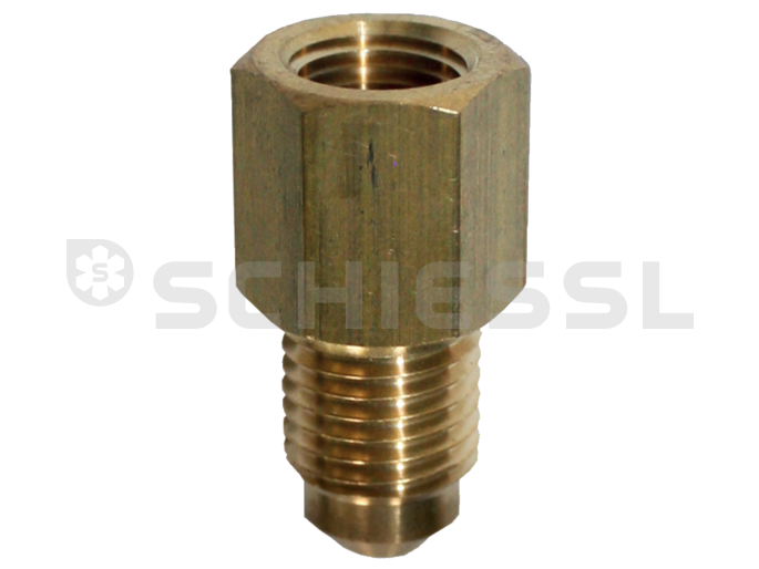 Screw-on connecting piece U3-4A 7/16''UNFx1/8''NPT oxi