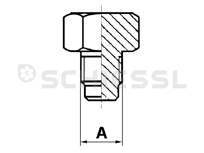 Sealing plug VS 7/16''UNF