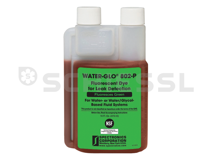 Sostanza colorante fluorescente WATER-GLO 802-PEU 473ml per acqua/glicole