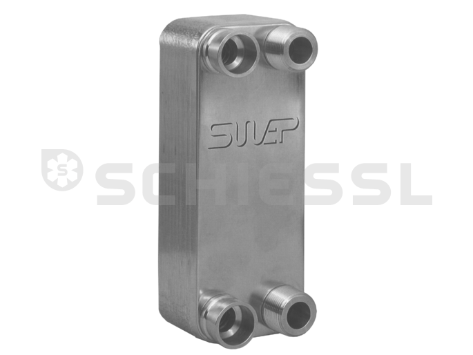 SWEP plate heat exchanger 45bar B15Hx24/1P-SC-M 2x22solder+2x3/4"&amp;16solder
