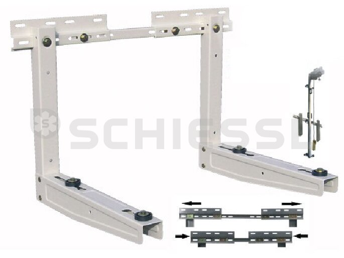 Tecnosystemi wall bracket set 140kg TSM 140 EVO standard widht 400-760mm