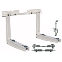 Tecnosystemi set di mesola a muro 100kg TSM 100 standard 400- 760 mm di larghezza