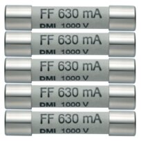 Testo replacement fuses 5 piece per set 630mA/1000V 0590 0006