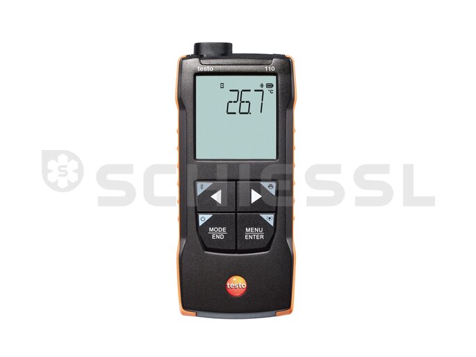 Testo Temperaturmessgerät o.Tasche testo 110 - NTC und PT100 mit App