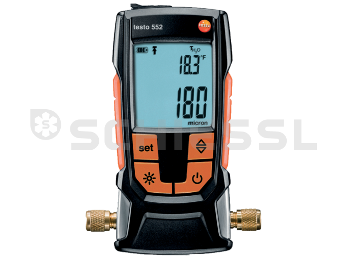 Testo digital vacuum measurement device testo 552  1.100.0 mbar  0560 5520