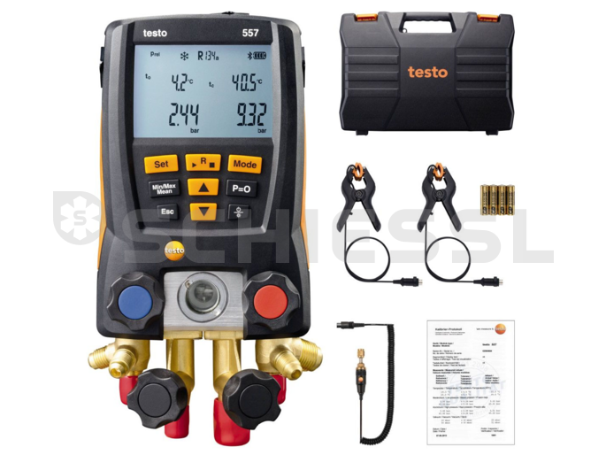 testo 557 electronic installation aid complete in case / 0563 1557