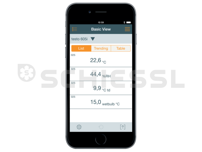 Testo App Screen