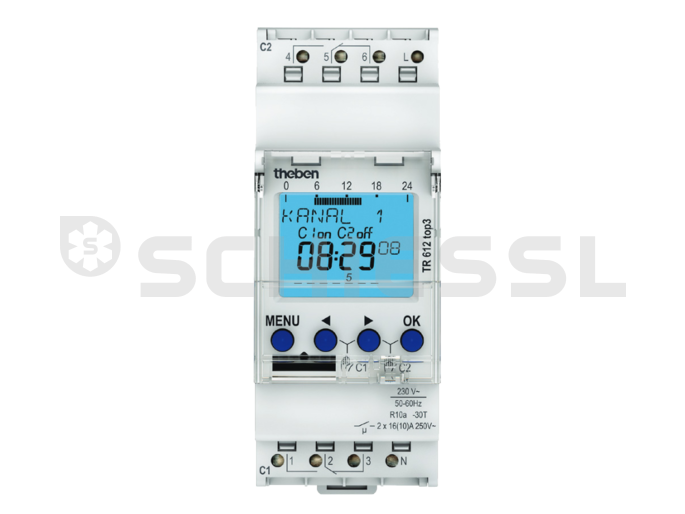 Theben Digitalschaltuhr TR 612 Top 3